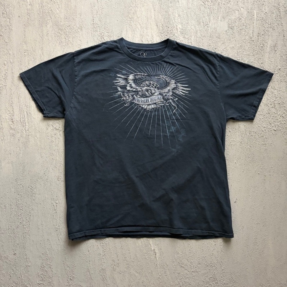 Vintage Ocean Pacific Shirt XL Black 2000s Y2K American Original